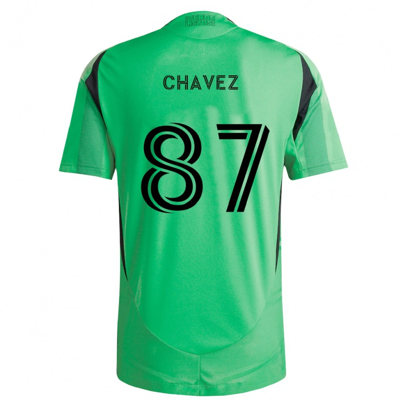 Danxen Men Alfonso Ocampo-Chávez #87 Emerald Green Black Home Jersey 2026/27 T-Shirt
