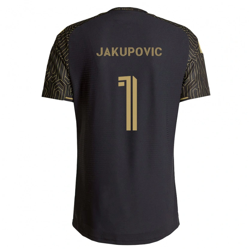 Danxen Men Eldin Jakupovic #1 Brown Black Home Jersey 2026/27 T-Shirt