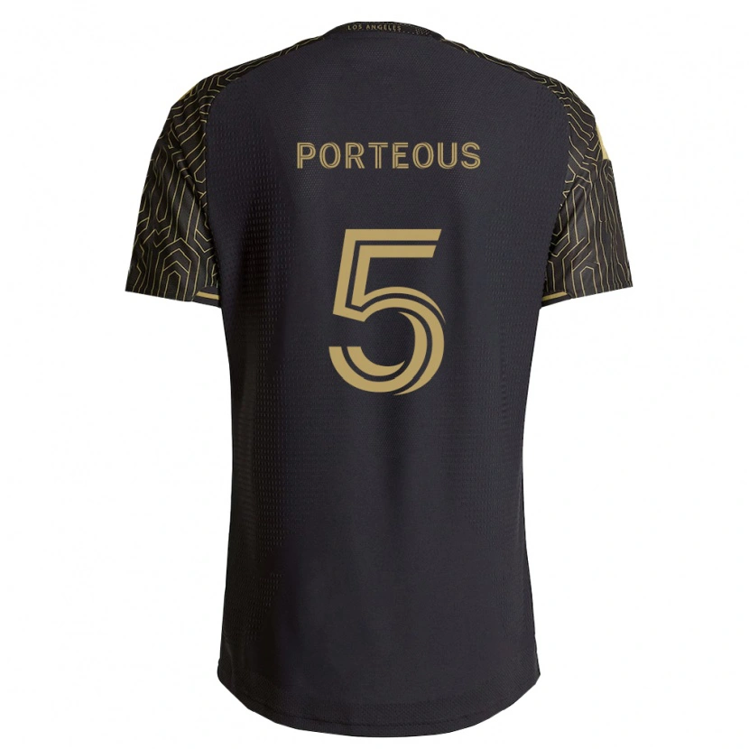 Danxen Men Ryan Porteous #5 Brown Black Home Jersey 2026/27 T-Shirt