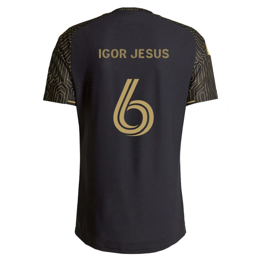 Danxen Men Igor Jesus #6 Brown Black Home Jersey 2026/27 T-Shirt