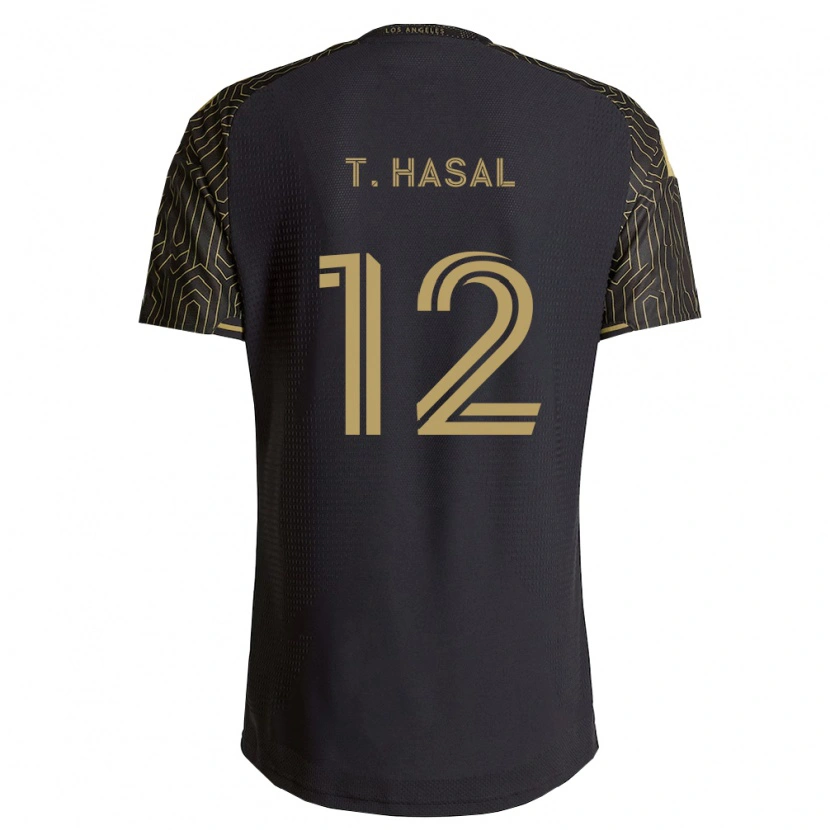 Danxen Men Thomas Hasal #12 Brown Black Home Jersey 2026/27 T-Shirt