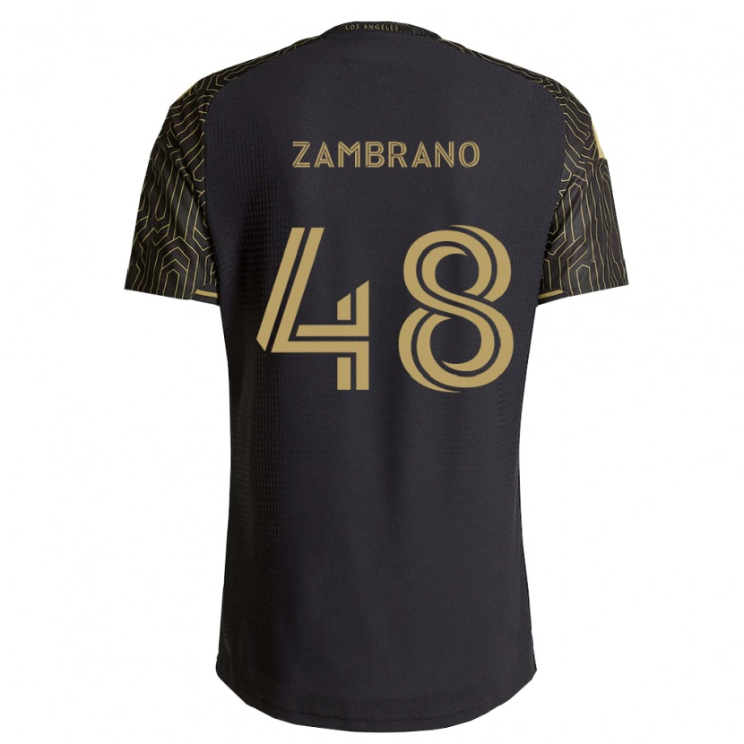 Danxen Men Gavin Zambrano #48 Brown Black Home Jersey 2026/27 T-Shirt