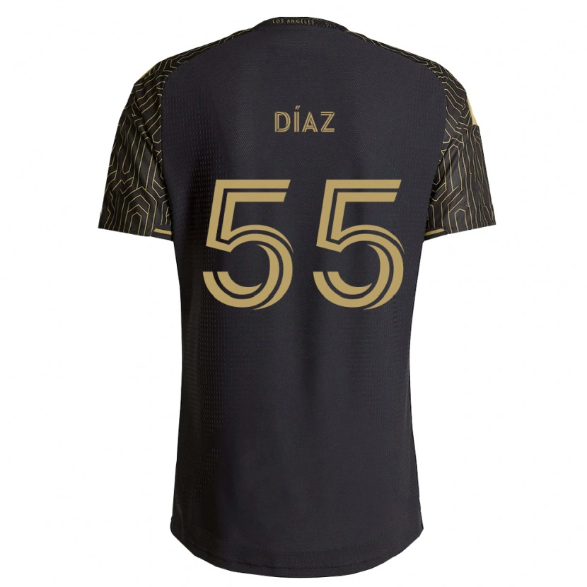 Danxen Men Érick Díaz #55 Brown Black Home Jersey 2026/27 T-Shirt