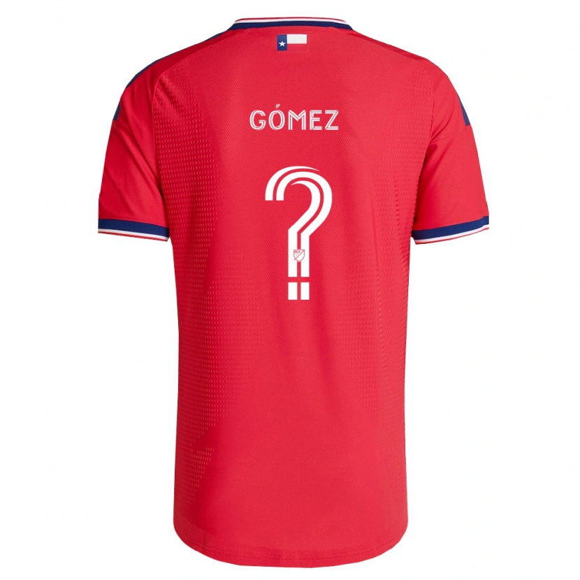Danxen Men Xavier Gómez #0 Red Blue White Home Jersey 2026/27 T-Shirt