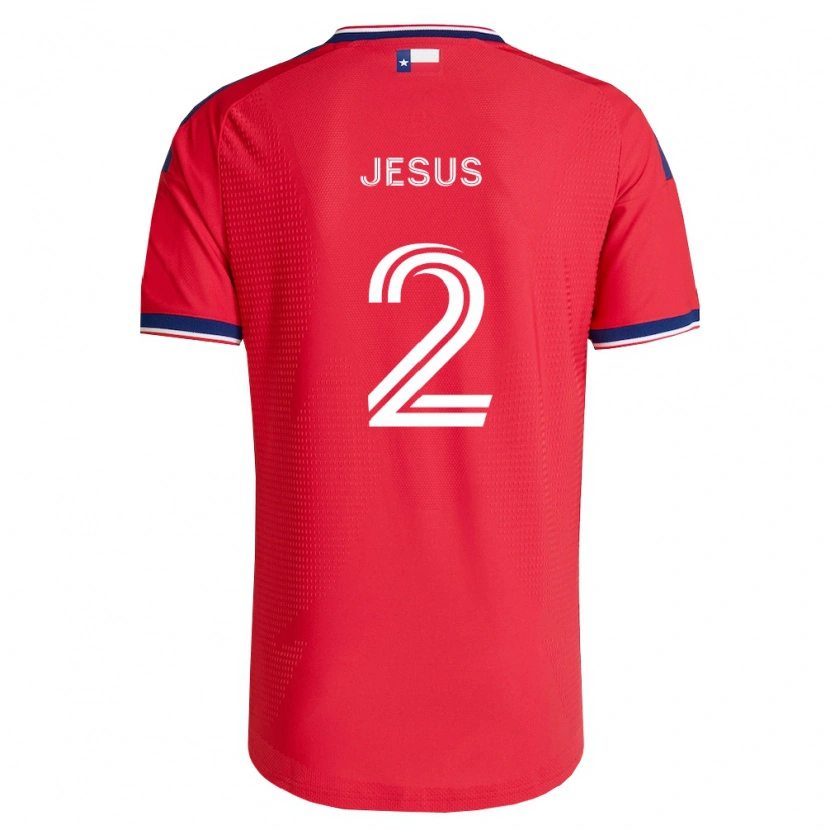 Danxen Men Geovane Jesus #2 Red Blue White Home Jersey 2026/27 T-Shirt
