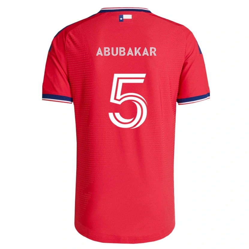 Danxen Men Lalas Abubakar #5 Red Blue White Home Jersey 2026/27 T-Shirt