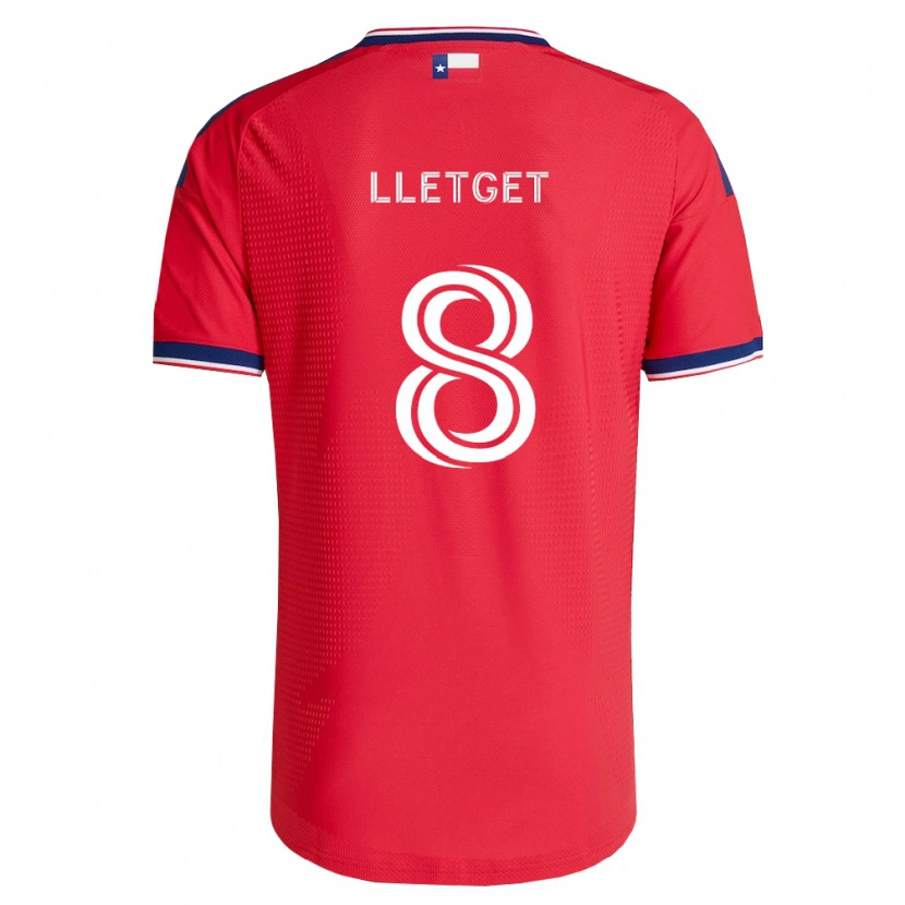 Danxen Men Sebastian Lletget #8 Red Blue White Home Jersey 2026/27 T-Shirt