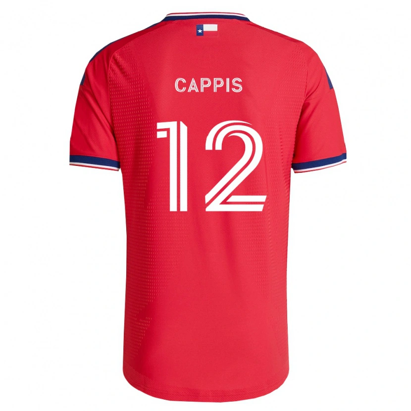 Danxen Men Christian Cappis #12 Red Blue White Home Jersey 2026/27 T-Shirt