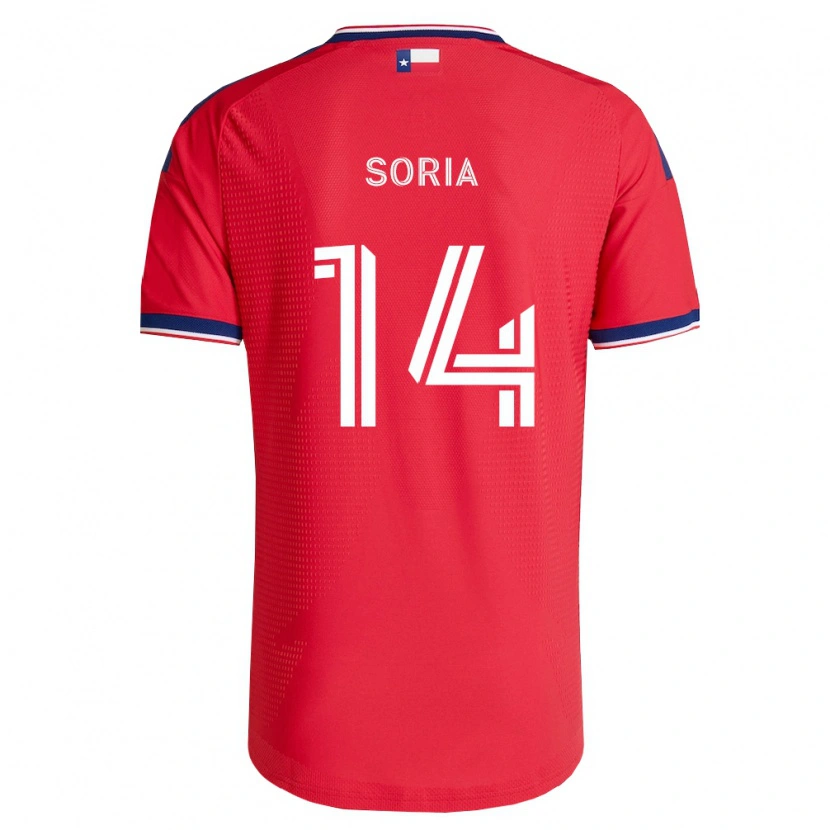 Danxen Men Alex Soria #14 Red Blue White Home Jersey 2026/27 T-Shirt