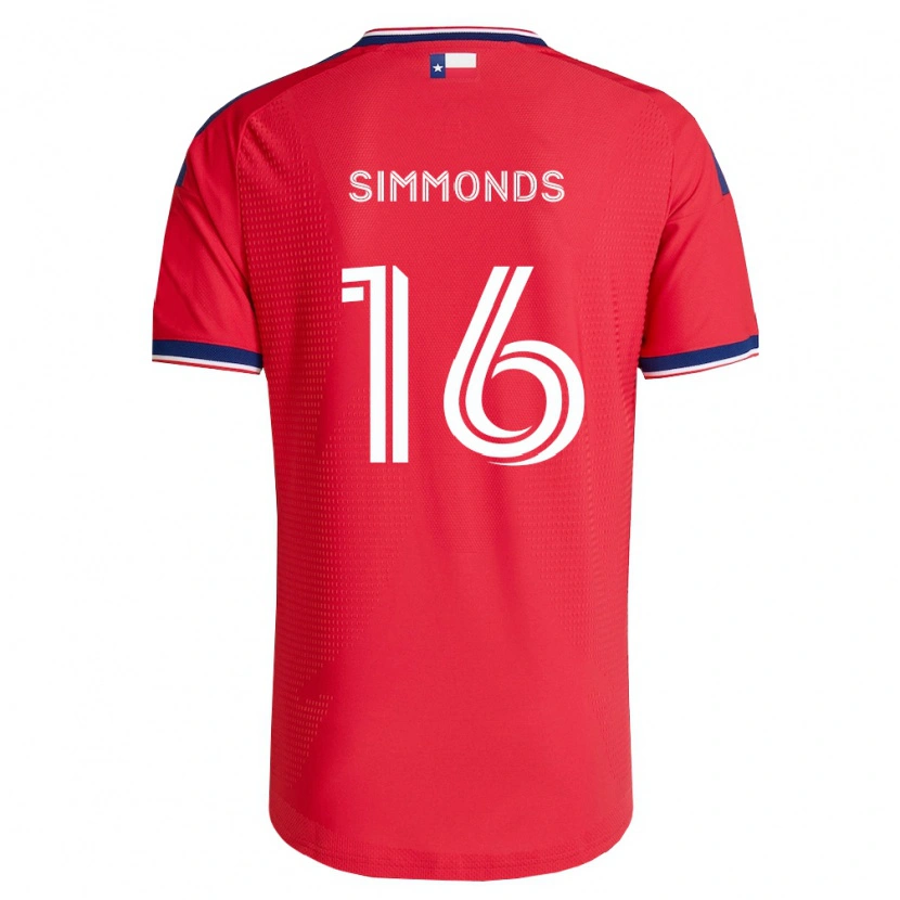 Danxen Men Nicholas Simmonds #16 Red Blue White Home Jersey 2026/27 T-Shirt
