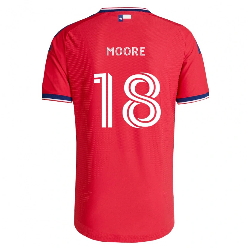 Danxen Men Shaq Moore #18 Red Blue White Home Jersey 2026/27 T-Shirt