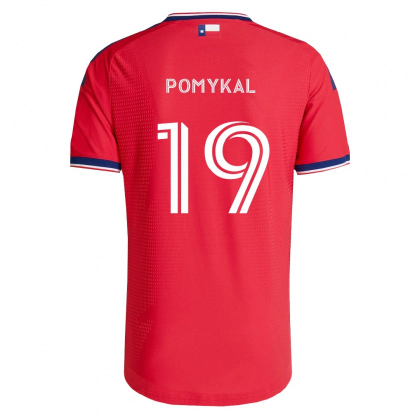 Danxen Men Paxton Pomykal #19 Red Blue White Home Jersey 2026/27 T-Shirt