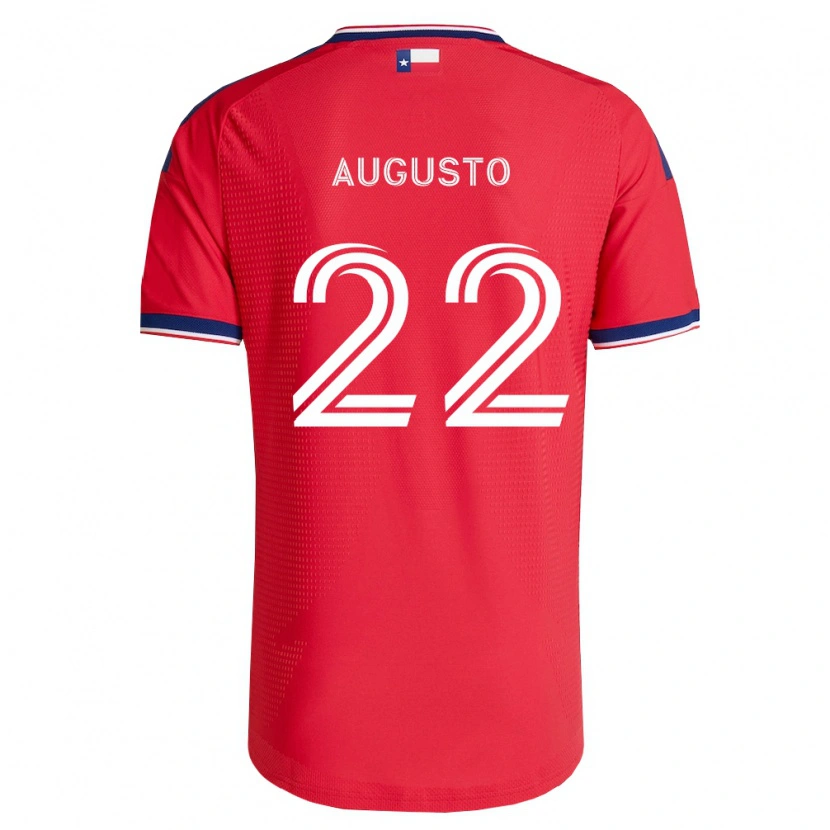 Danxen Men Álvaro Augusto #22 Red Blue White Home Jersey 2026/27 T-Shirt
