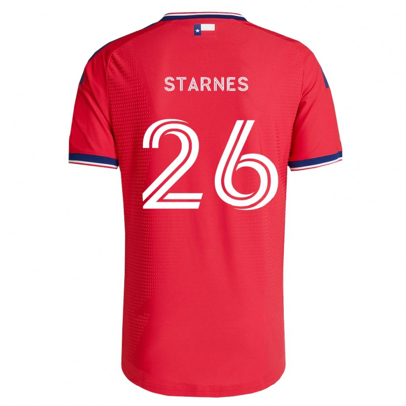 Danxen Men Slade Starnes #26 Red Blue White Home Jersey 2026/27 T-Shirt