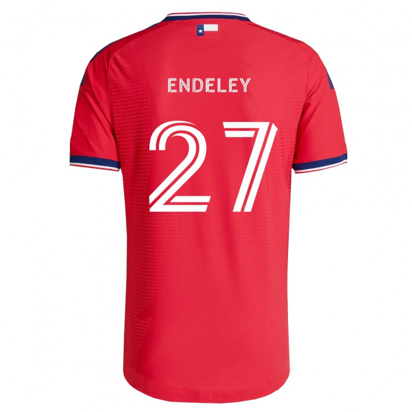 Danxen Men Herbert Endeley #27 Red Blue White Home Jersey 2026/27 T-Shirt