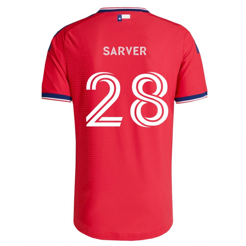 Danxen Men Sam Sarver #28 Red Blue White Home Jersey 2026/27 T-Shirt