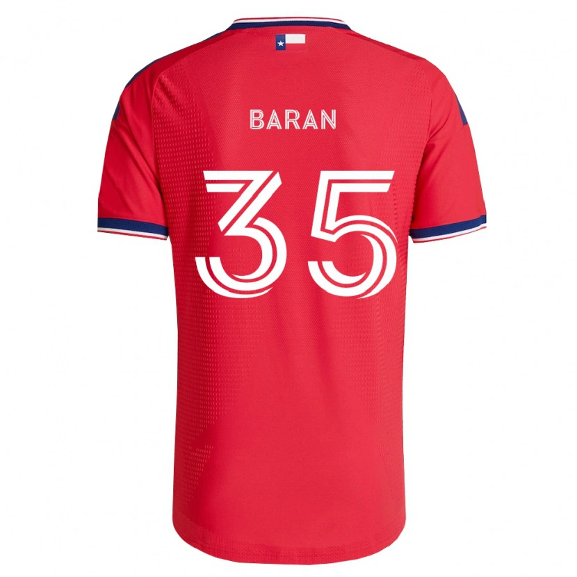 Danxen Men Daniel Baran #35 Red Blue White Home Jersey 2026/27 T-Shirt