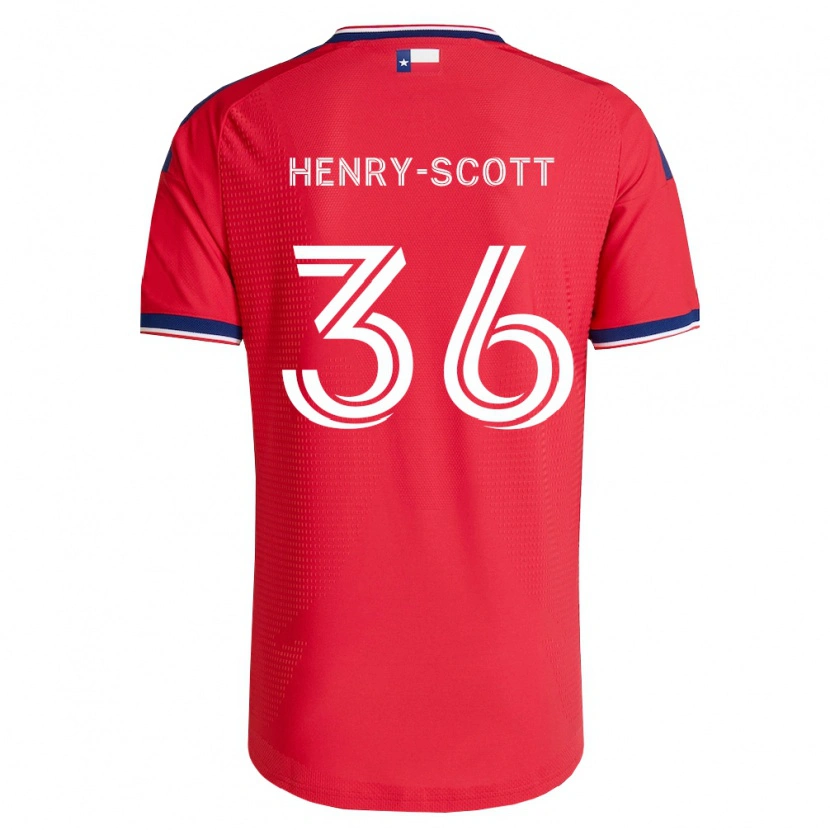 Danxen Men Malik Henry-Scott #36 Red Blue White Home Jersey 2026/27 T-Shirt