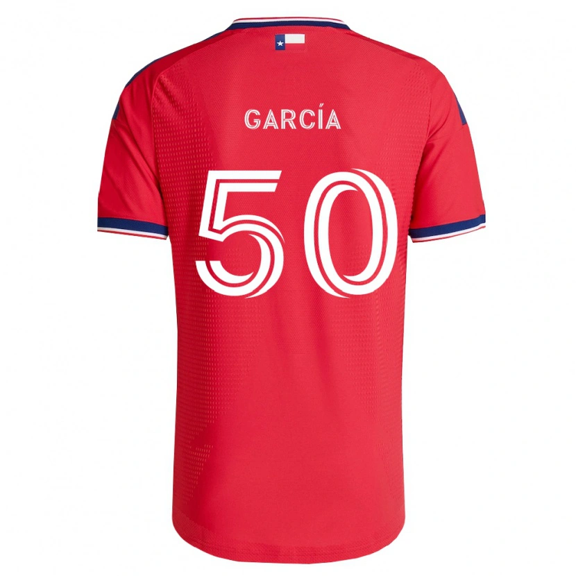Danxen Men Diego García #50 Red Blue White Home Jersey 2026/27 T-Shirt