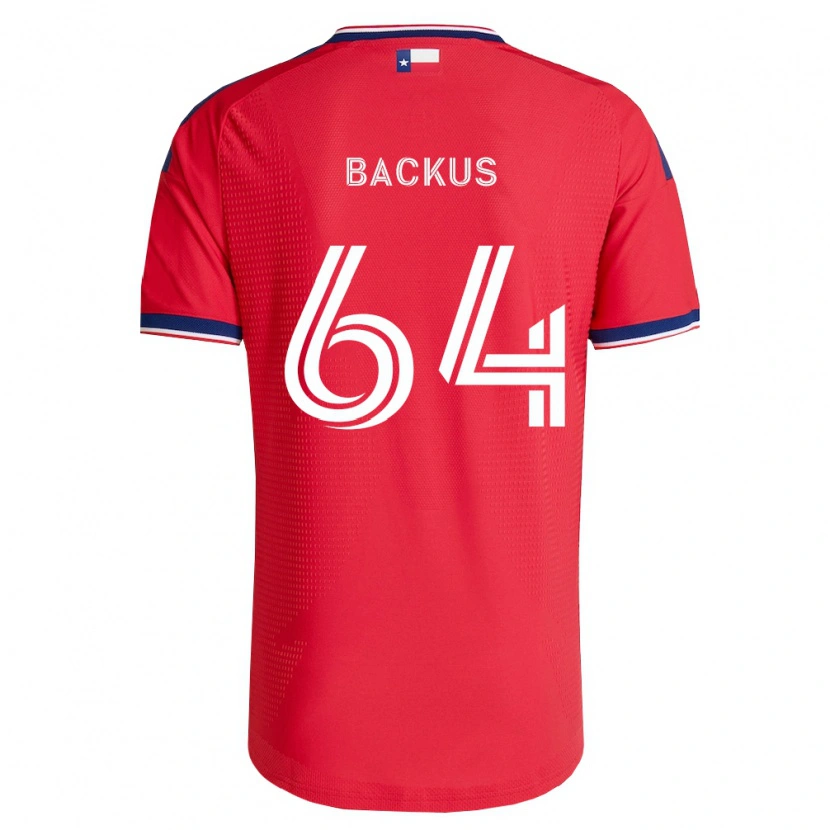 Danxen Men Braeden Backus #64 Red Blue White Home Jersey 2026/27 T-Shirt