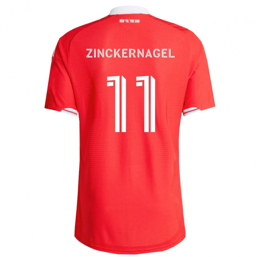 Danxen Men Philip Zinckernagel #11 Red Deep Blue White Home Jersey 2026/27 T-Shirt