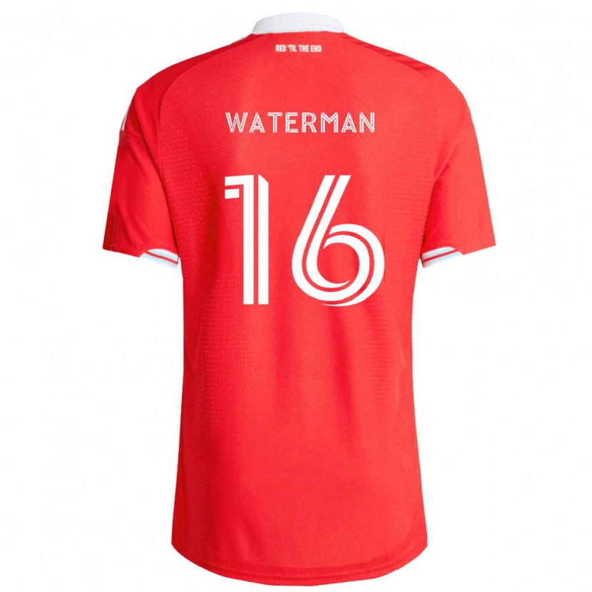 Danxen Men Joel Waterman #16 Red Deep Blue White Home Jersey 2026/27 T-Shirt