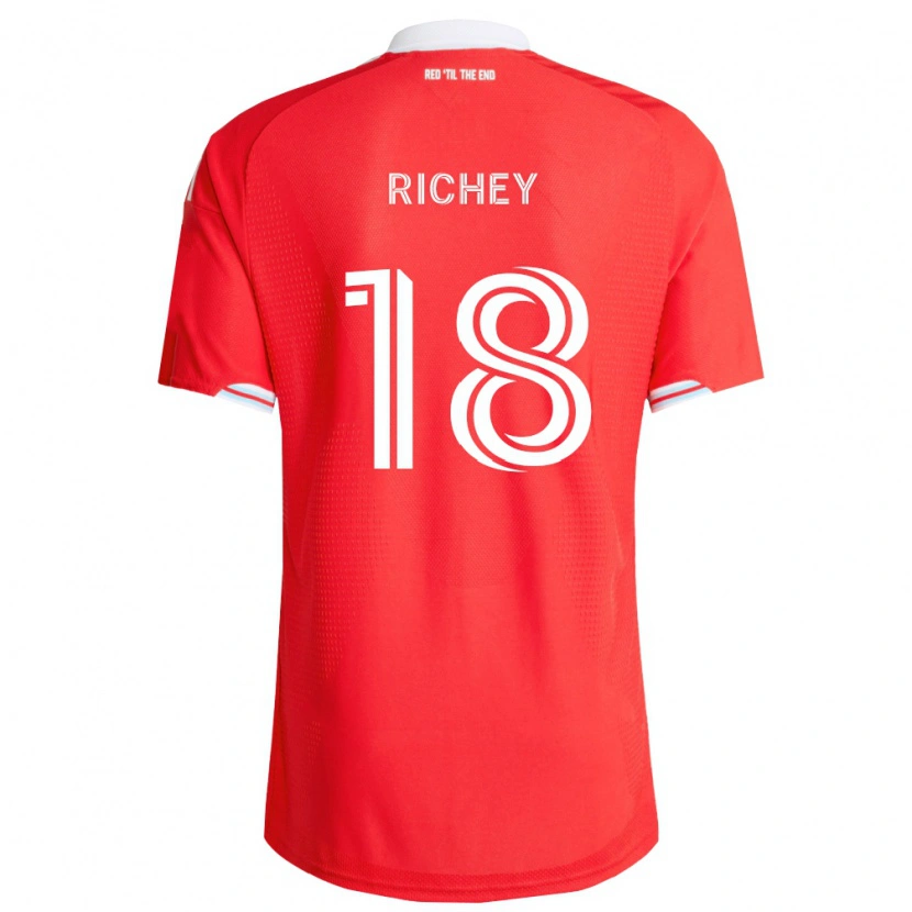 Danxen Men Spencer Richey #18 Red Deep Blue White Home Jersey 2026/27 T-Shirt