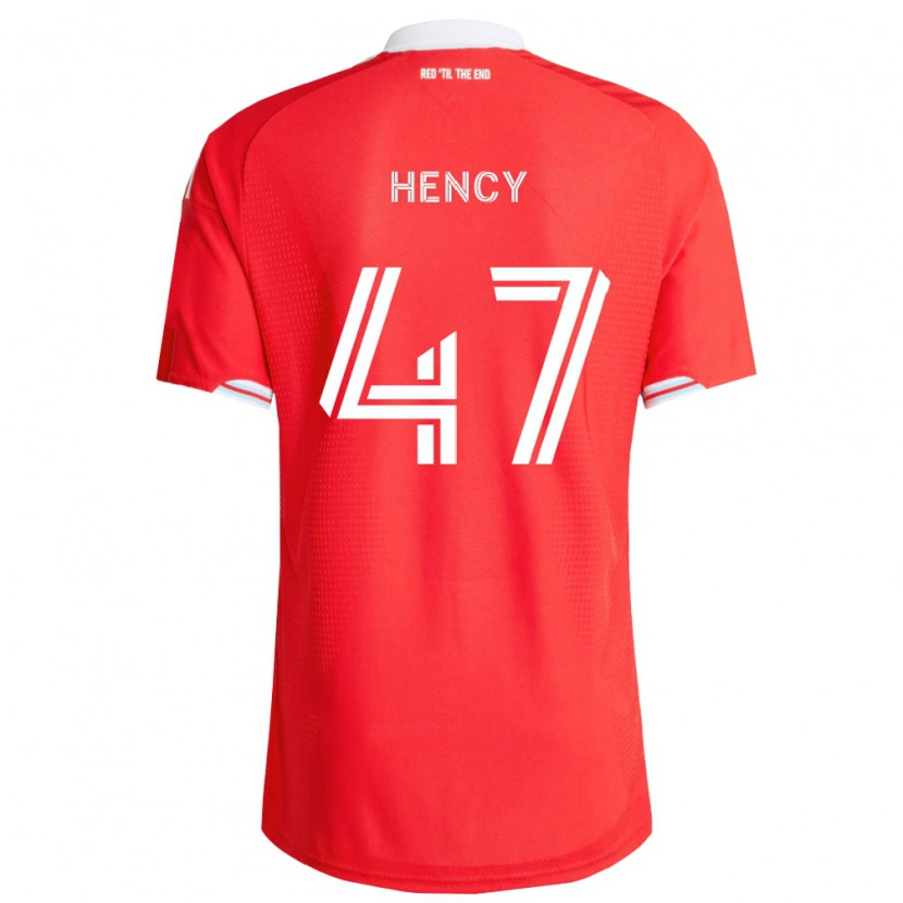Danxen Men Billy Hency #47 Red Deep Blue White Home Jersey 2026/27 T-Shirt