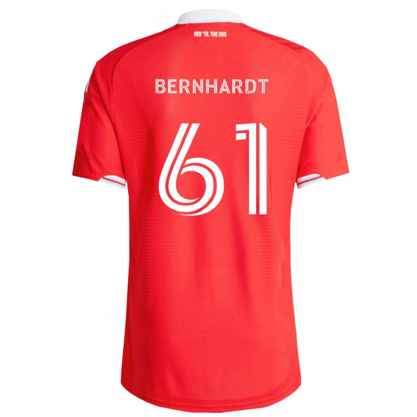 Danxen Men Harrison Bernhardt #61 Red Deep Blue White Home Jersey 2026/27 T-Shirt