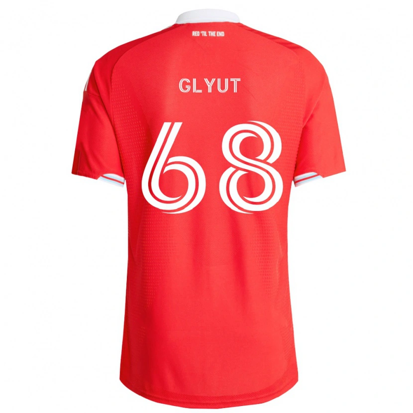 Danxen Men Vitaliy Glyut #68 Red Deep Blue White Home Jersey 2026/27 T-Shirt
