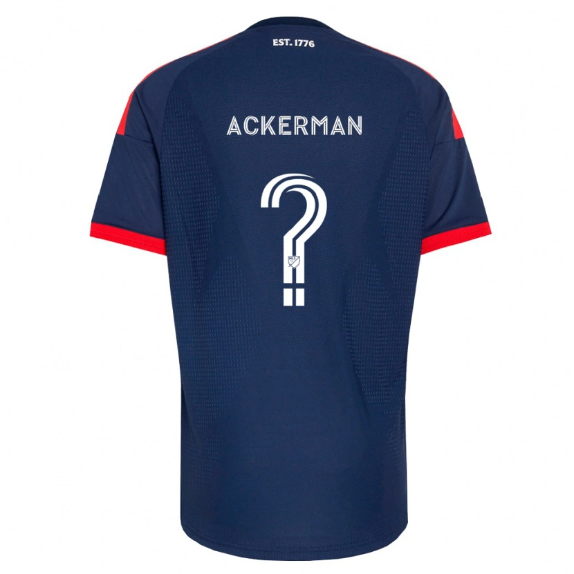 Danxen Men Eli Ackerman #0 Royal Blue Red White Home Jersey 2026/27 T-Shirt