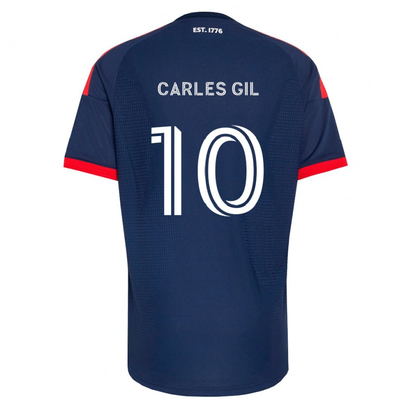 Danxen Men Carles Gil #10 Royal Blue Red White Home Jersey 2026/27 T-Shirt