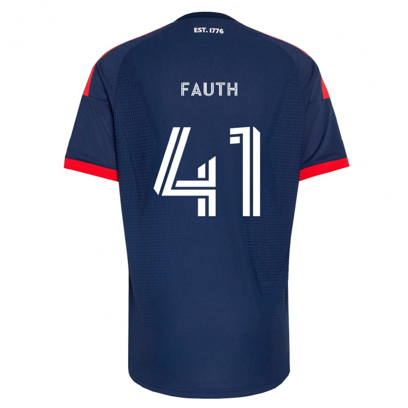 Danxen Men Ryker Fauth #41 Royal Blue Red White Home Jersey 2026/27 T-Shirt