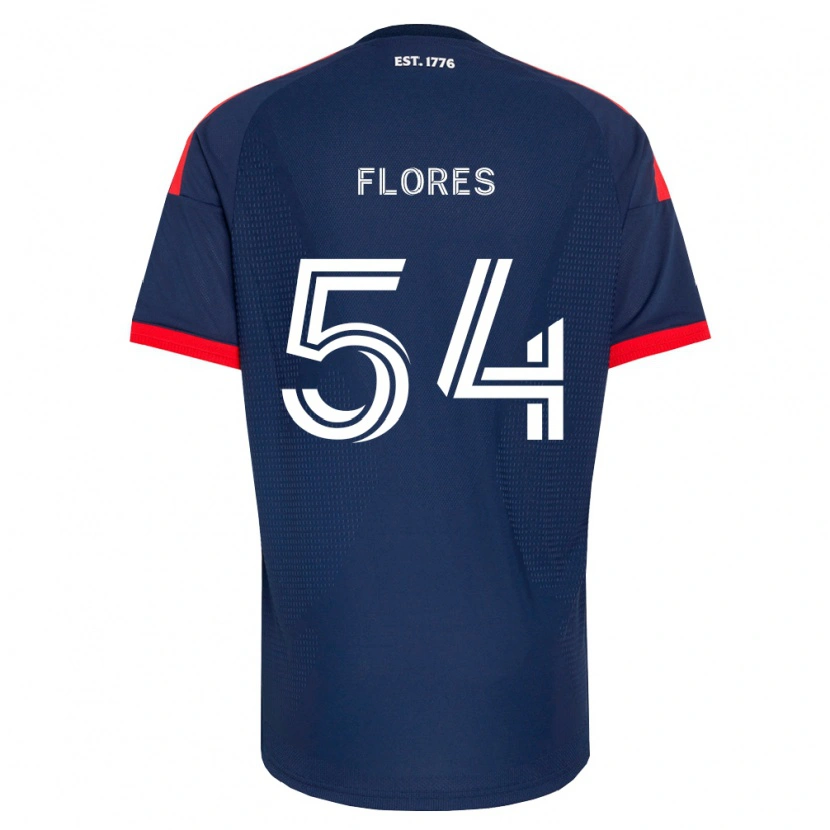 Danxen Men Edwin Flores #54 Royal Blue Red White Home Jersey 2026/27 T-Shirt