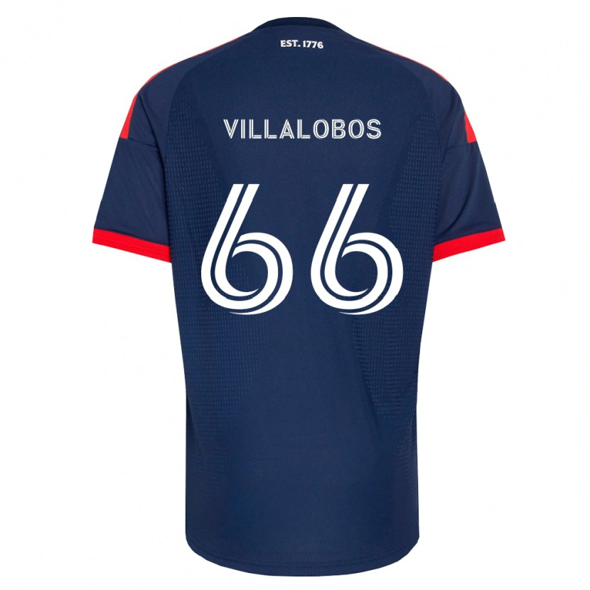 Danxen Men Ivan Villalobos #66 Royal Blue Red White Home Jersey 2026/27 T-Shirt