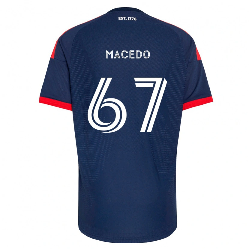 Danxen Men Josh Macedo #67 Royal Blue Red White Home Jersey 2026/27 T-Shirt