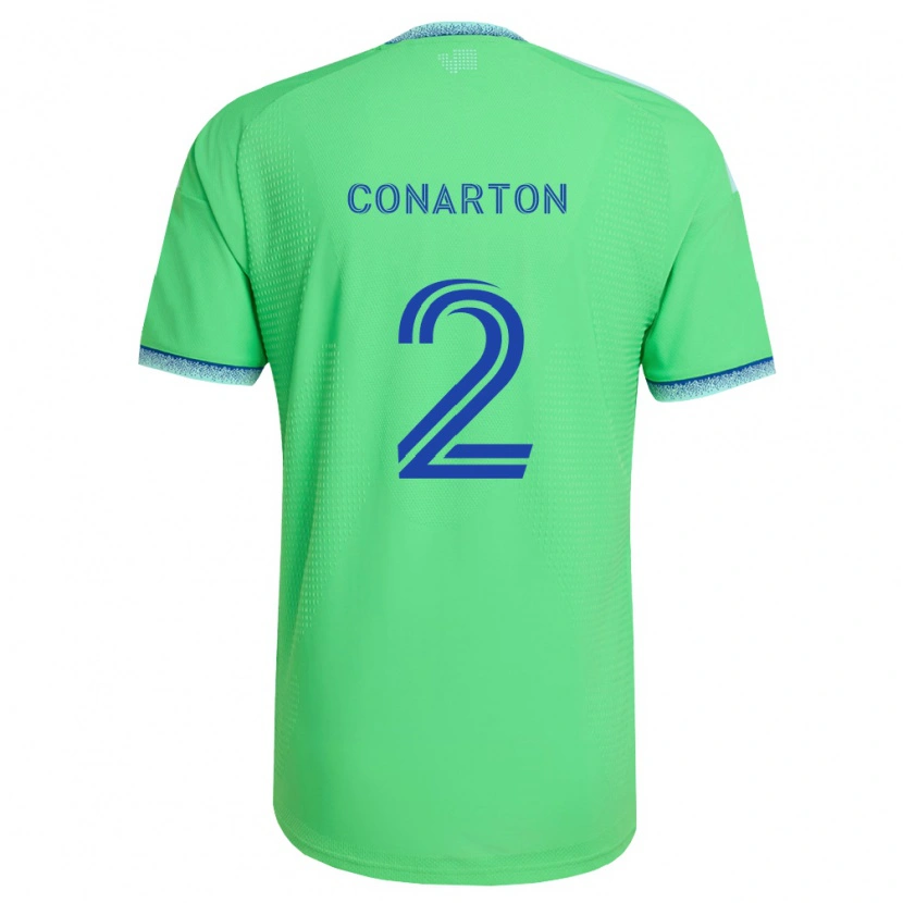 Danxen Men Alyssa Conarton #2 Green Light Blue Home Jersey 2026/27 T-Shirt