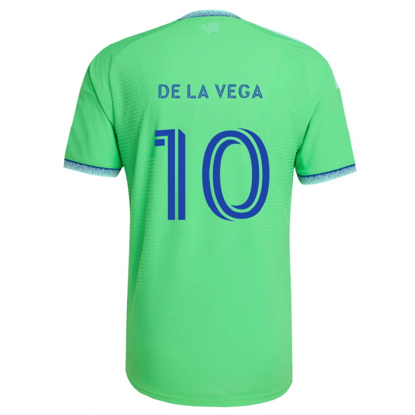 Danxen Men Pedro De La Vega #10 Green Light Blue Home Jersey 2026/27 T-Shirt