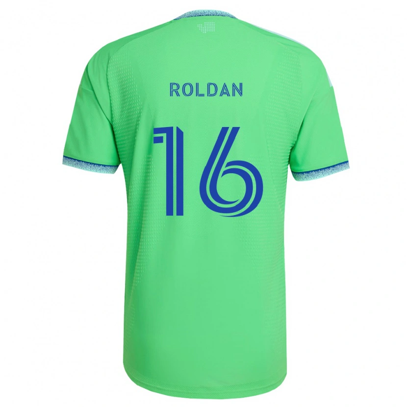 Danxen Men Álex Roldán #16 Green Light Blue Home Jersey 2026/27 T-Shirt