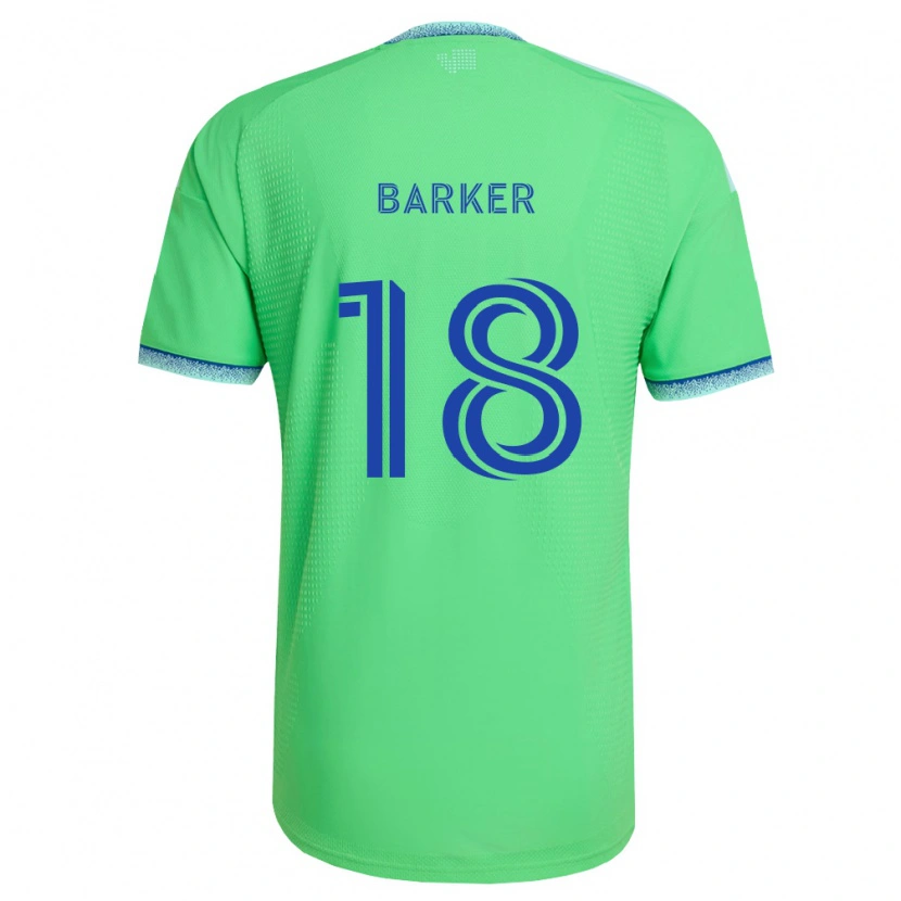 Danxen Men Alicia Barker #18 Green Light Blue Home Jersey 2026/27 T-Shirt