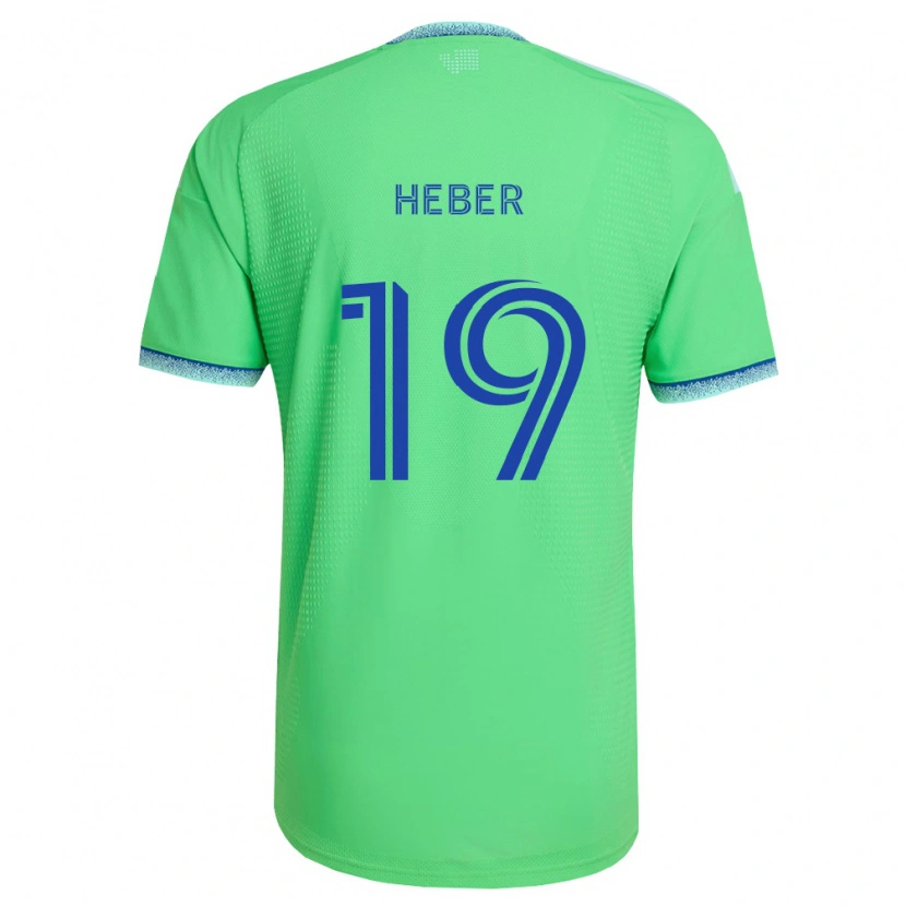 Danxen Men Héber #19 Green Light Blue Home Jersey 2026/27 T-Shirt