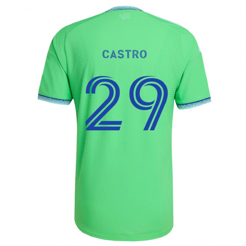 Danxen Men Jacob Castro #29 Green Light Blue Home Jersey 2026/27 T-Shirt