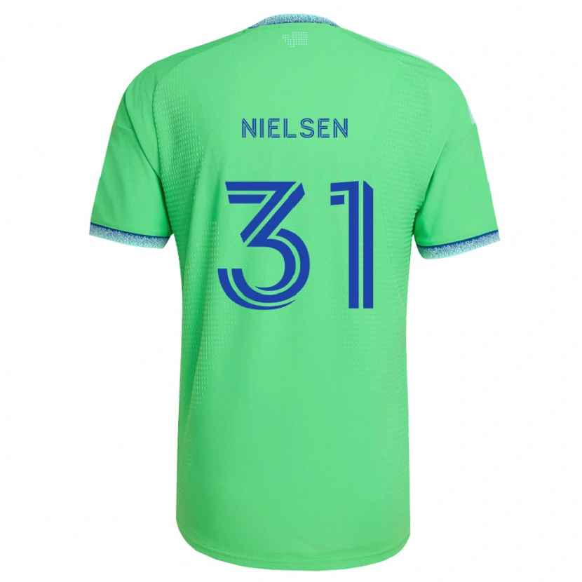 Danxen Men Madeline Nielsen #31 Green Light Blue Home Jersey 2026/27 T-Shirt