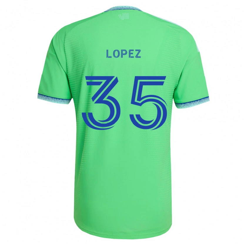 Danxen Men Antino Lopez #35 Green Light Blue Home Jersey 2026/27 T-Shirt
