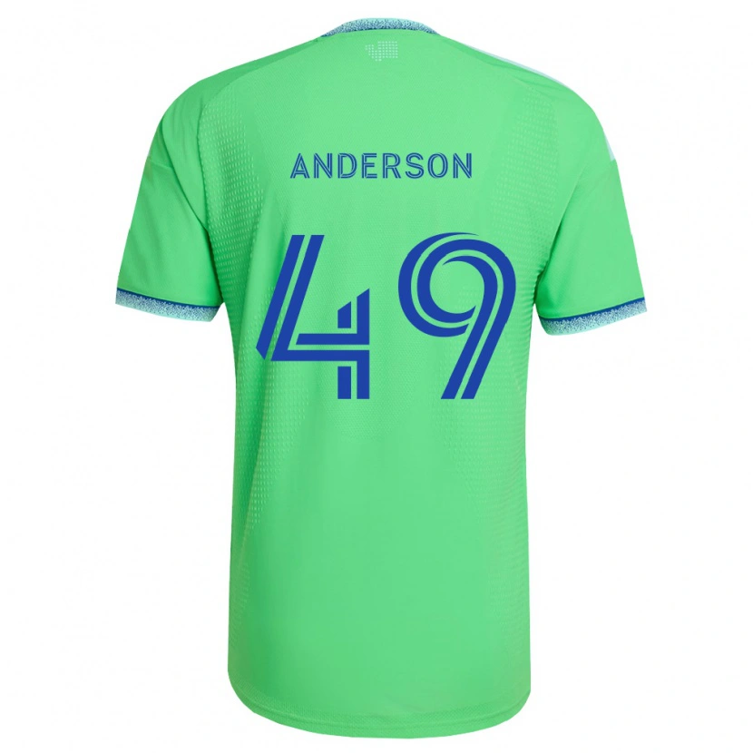 Danxen Men Hunter Anderson #49 Green Light Blue Home Jersey 2026/27 T-Shirt