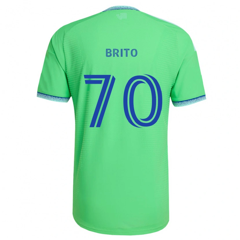 Danxen Men Kelvin-Luis Brito #70 Green Light Blue Home Jersey 2026/27 T-Shirt