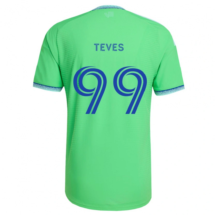 Danxen Men Dylan Teves #99 Green Light Blue Home Jersey 2026/27 T-Shirt