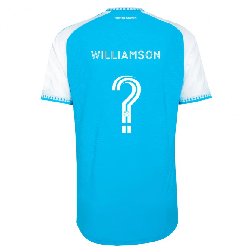 Danxen Men Eryk Williamson #0 Sky Blue White Black Home Jersey 2026/27 T-Shirt