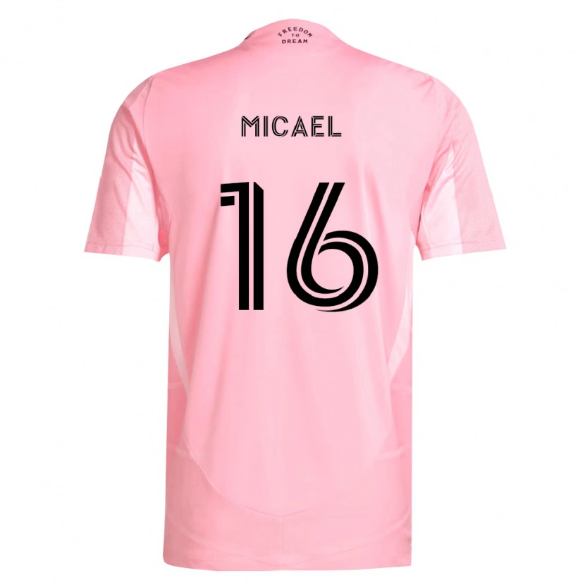 Danxen Men Micael Dos Santos Silva #16 Pink Black Home Jersey 2026/27 T-Shirt