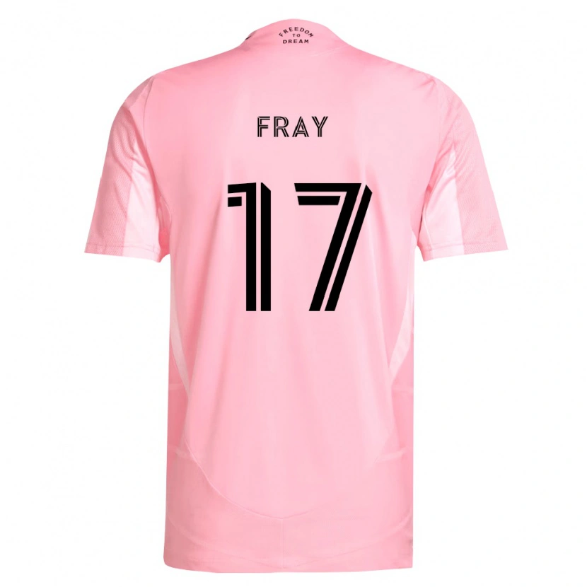 Danxen Men Ian Fray #17 Pink Black Home Jersey 2026/27 T-Shirt